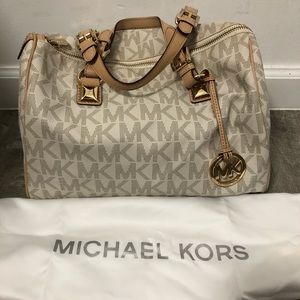 MK Large Grayson Logo Tote